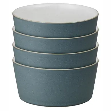 Bols à Riz  Denby Impression Charcoal 400 ml (Lot de 4) Authentique